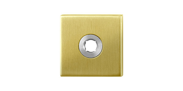 Deurrozet messing