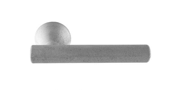 Deurklink met rozet beton